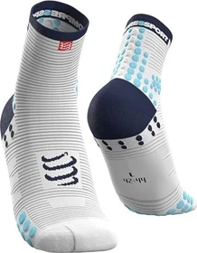 Compressport Pro Racing V3.0 Fahrradsocken weiß/blau (Herren)