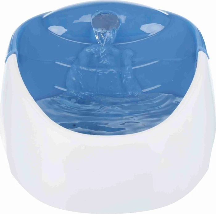 Trixie Trinkbrunnen Duo Stream, 1l, weiß/blau