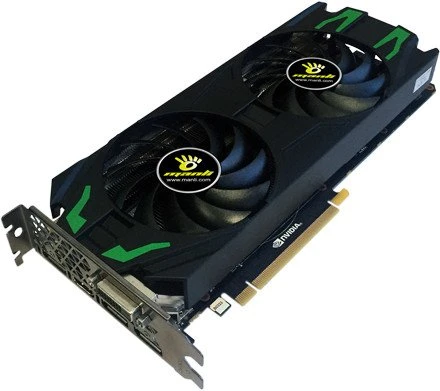 Manli GeForce GTX 1080 Twin Cooler, 8GB GDDR5X, DVI, HDMI, 3x DP