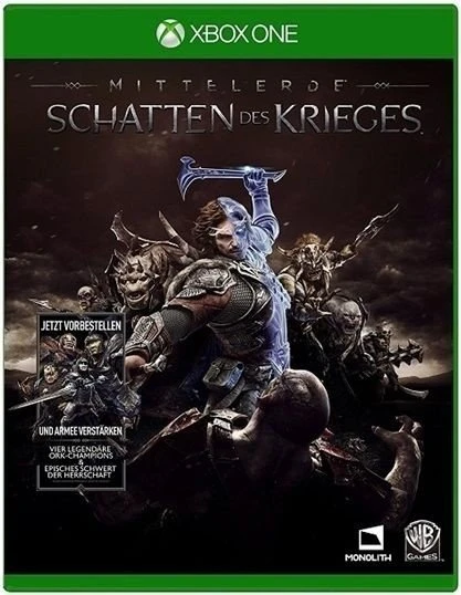 Microsoft Xbox One S - 1TB Mittelerde: Schatten des Krieges Bundle weiß