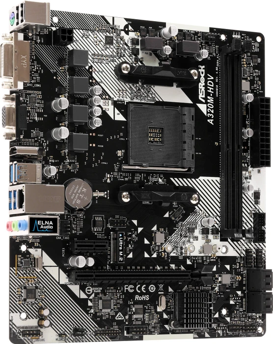 ASRock A320M-HDV R4.0 (AMD AM4)