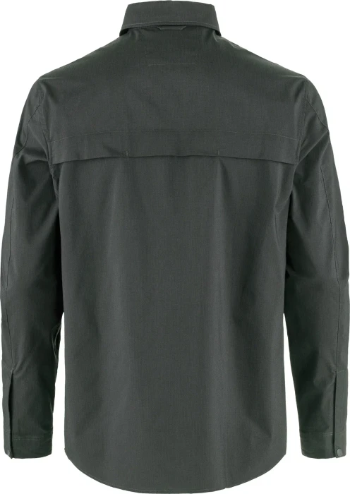 Fjällräven Abisko Trail Hemd langarm dark grey (Herren)