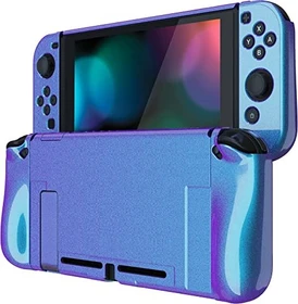 PlayVital Dockable Hartschalen-Schutzhülle Cover grün/blau (Switch)