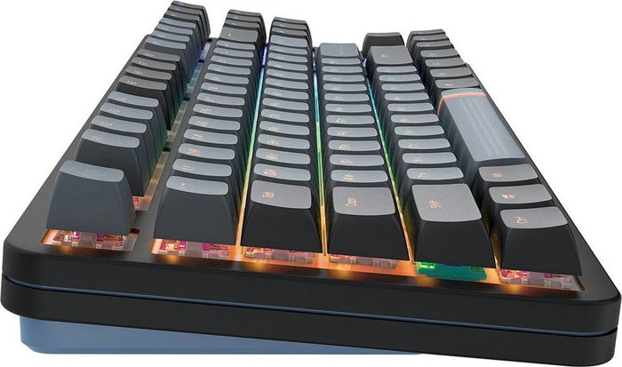 Dark Project ALU87A Midnight Gaming Keyboard, blau/schwarz, LEDs RGB, g3ms Zircon Speed, USB, UA/US