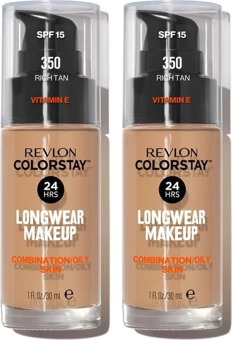 Revlon ColorStay Longwear Makeup For Combination/Oily Skin 350 rich tan LSF15, 30ml