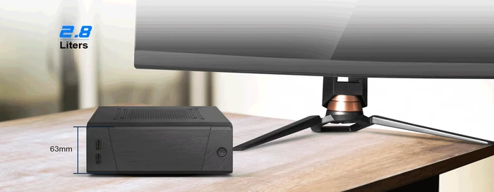 SilverStone Milo ML10, schwarz, Mini-ITX