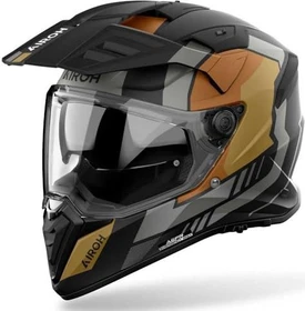 Airoh Bandit Horn matt grau/schwarz/gold
