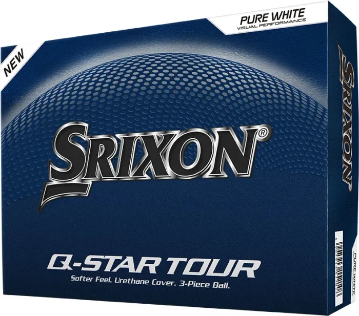 Srixon Q-Star Tour Golfbälle pure white, 12 Stück
