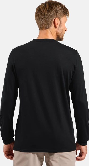 Odlo Ascent Merino 200 Funktionsshirt langarm schwarz (Herren)