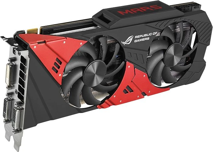 ASUS ROG Mars GeForce GTX 760 X2, MARS760-4GD5, 2x 2GB GDDR5, 3x DVI, mDP