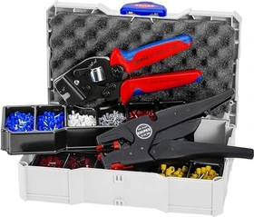 Knipex Crimpzange inkl. Aderendhülsen-Sortiment inkl. Systainer