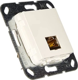 Gira Einsatz Modular Jack RJ45 Cat.6A 10 Gbit-Ethernet Schneidklemmtechnik