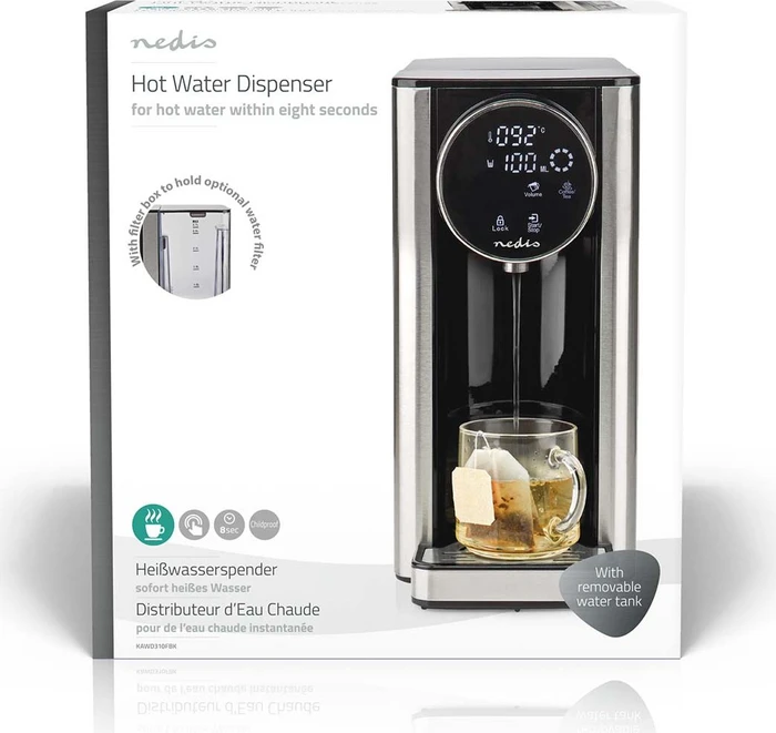 Nedis KAWD310FBK Heißwasserspender