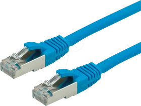 Value LSOH Patchkabel, Cat6, S/FTP, RJ-45/RJ-45, 10m, blau