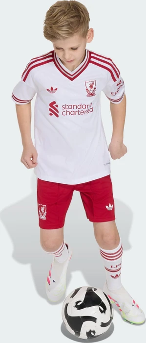 adidas Liverpool FC 2026/2027 Auswärtsshorts strawberry red (Junior)