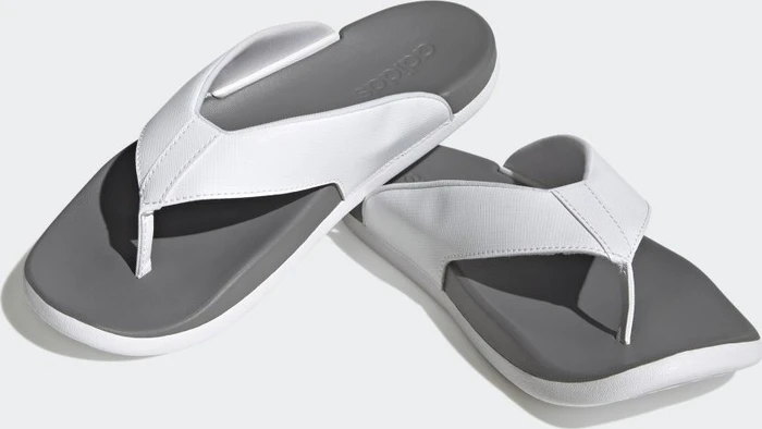 adidas Comfort Adilette cloud white/taupe metallic/grey three (Damen)
