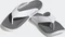 adidas Comfort Adilette cloud white/taupe metallic/grey three (Damen) Vorschaubild