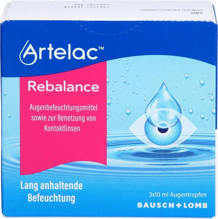 Bausch&Lomb Artelac Rebalance Augentropfen, 30ml