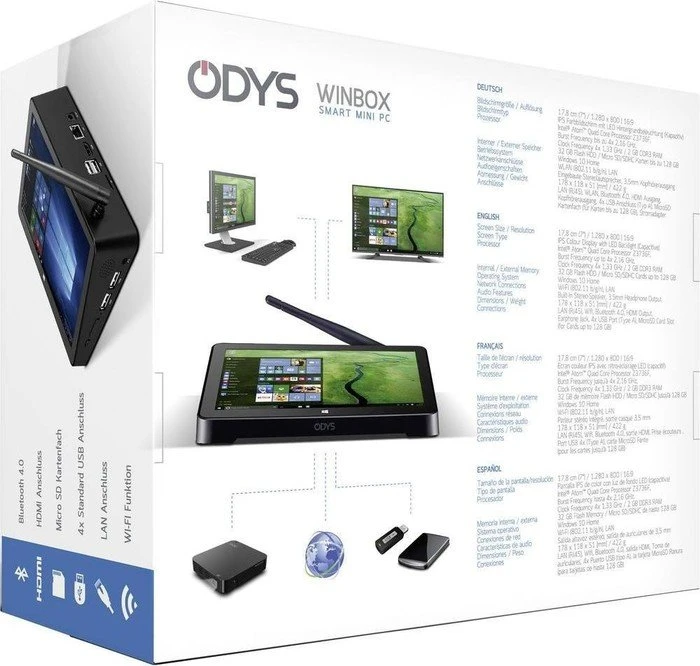 Odys WinBox, Atom Z3735F, 2GB RAM, 32GB Flash