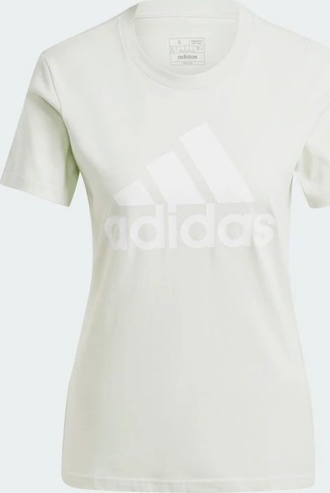 adidas Loungewear Essentials Logo T-Shirt kurzarm linen green (Damen)
