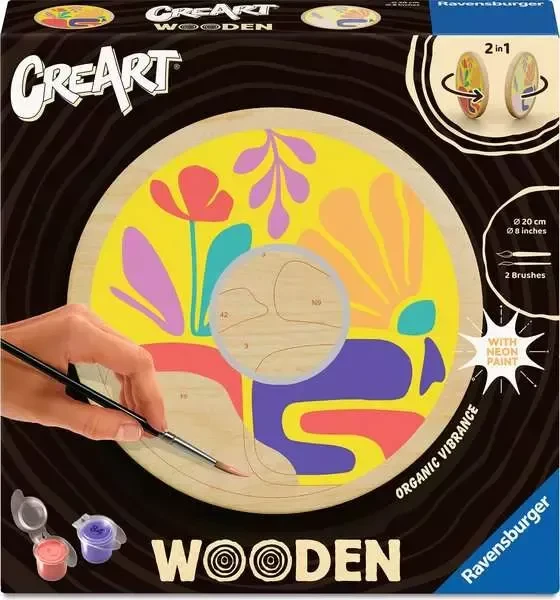 Ravensburger Malen nach Zahlen CreArt Wooden Organische Schwingungen