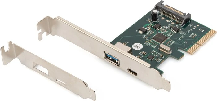Digitus 1x USB-C 3.1, 1x USB-A 3.1, PCIe 3.0 x4