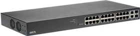 Axis Rackmount Gigabit Managed Switch, 24x RJ-45, 2x RJ-45/SFP, 370W PoE+ (T8524 / 01192-002)