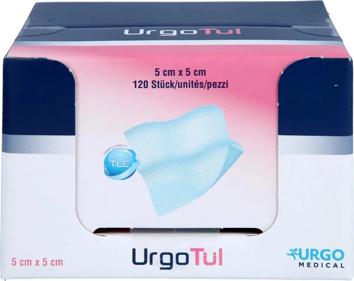 Urgo Tül Wundgaze, 5 x 5cm, 120 Stück