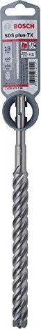 Bosch Professional SDS-plus-7X Hammerbohrer, 18x200x250mm, 1 Stück