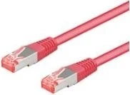 goobay Patchkabel, Cat6, S/FTP, RJ-45/RJ-45, 1.5m, rosa