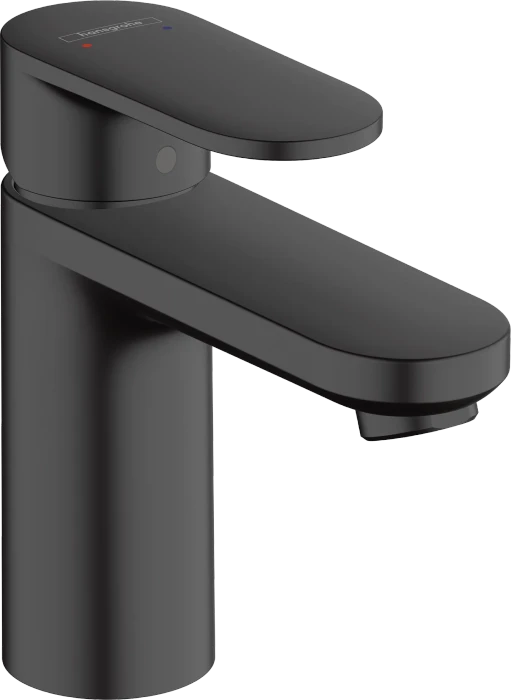 Hansgrohe Vernis Blend Waschbeckenarmatur 100 ohne Ablaufgarnitur mattschwarz