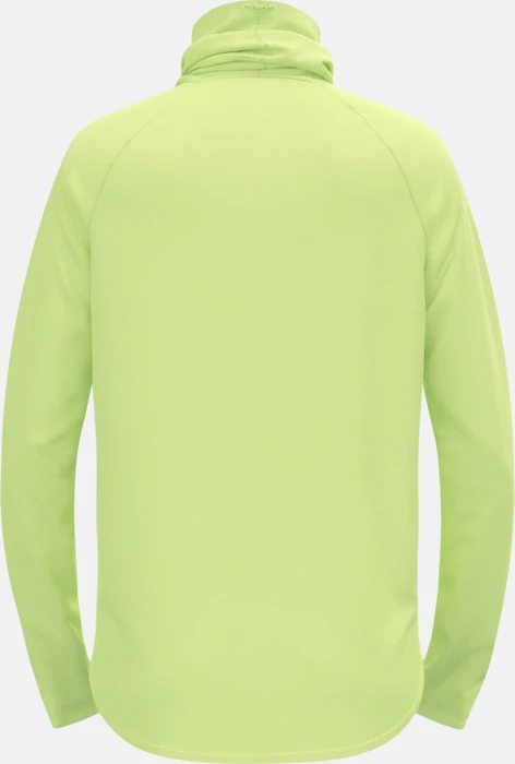 Odlo Run Easy Warm Laufshirt langarm shadow lime melange (Damen)