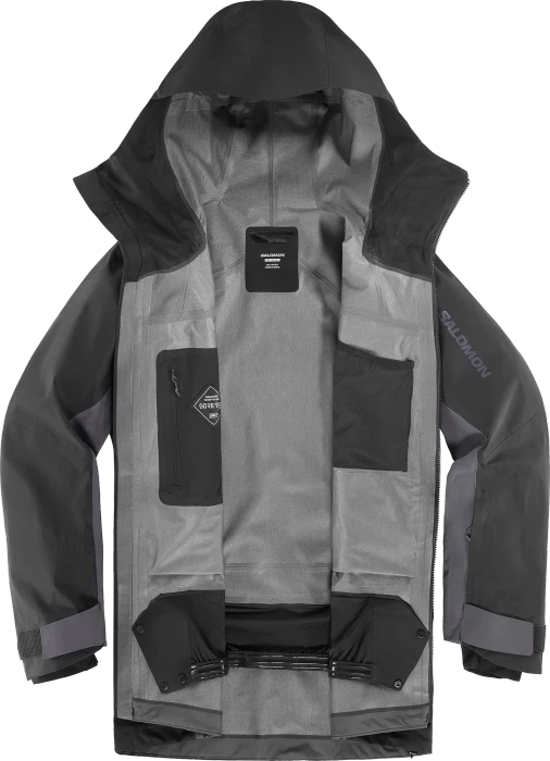 Salomon Moon Patrol Gore-Tex Funktionsjacke deep black/periscope (Herren)