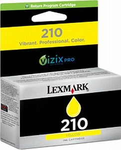 Lexmark Return Tinte 210 gelb