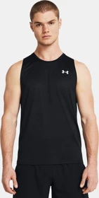 Under Armour Tech Funktionsshirt ärmellos schwarz/weiß (Herren)