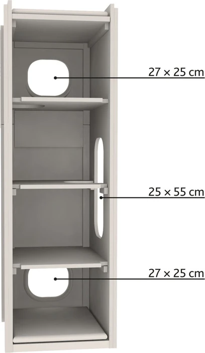 Trixie Cat Tower XXL Stefano, grau