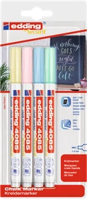 edding 4085 Kreidemarker pastell sortiert, 4er-Set
