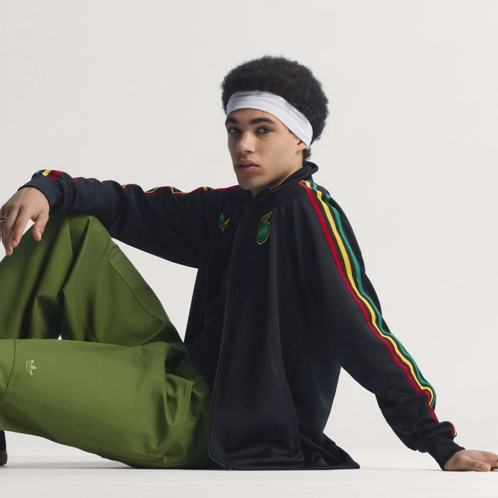 adidas Jamaika x Bob Marley Originals Trainingsjacke schwarz (Herren)