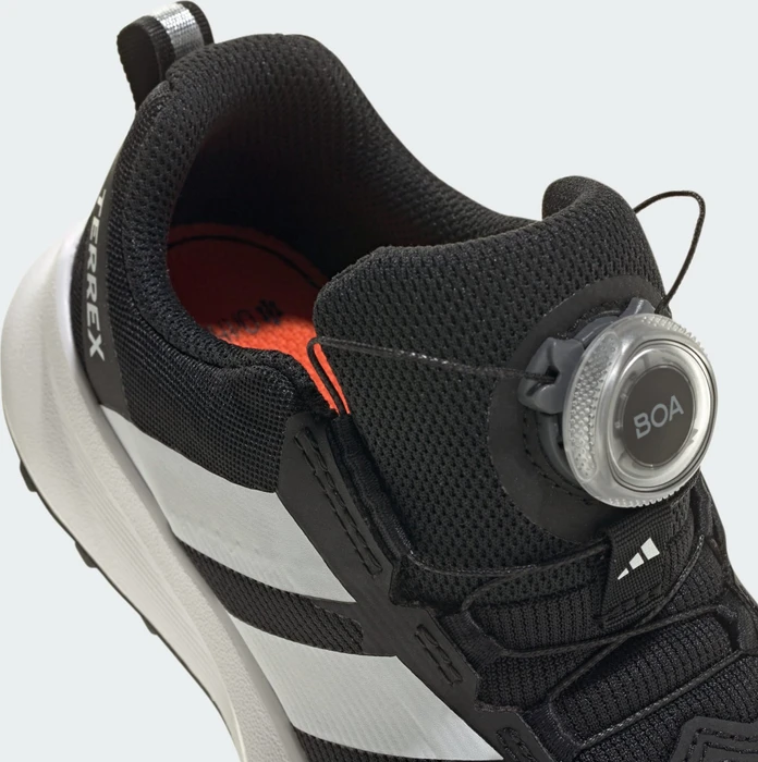 adidas Terrex Agravic BOA core black/cloud white/semi impact orange (Junior)