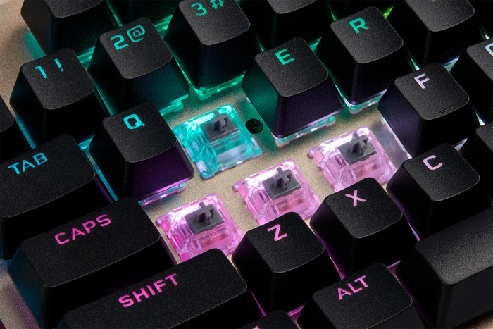 Corsair Gaming K100 RGB Midnight Gold, Corsair OPX, USB, US