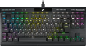 Corsair Gaming K70 RGB TKL - Champion Series, LEDs RGB, Corsair OPX, USB, UK (CH-911901A-UK)