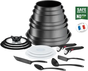 Tefal L76194 Ingenio Daily Chef On Kochgeschirr-Set, 20-tlg.