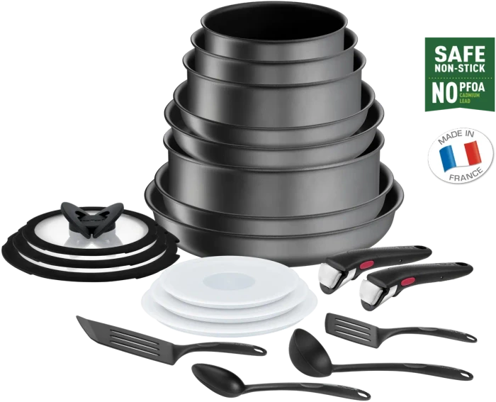 Tefal L76194 Ingenio Daily Chef On Kochgeschirr-Set, 20-tlg.