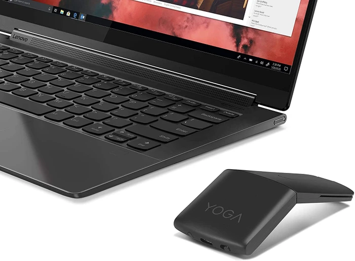 Lenovo Yoga Maus mit Laser-Presenter schwarz, USB/Bluetooth