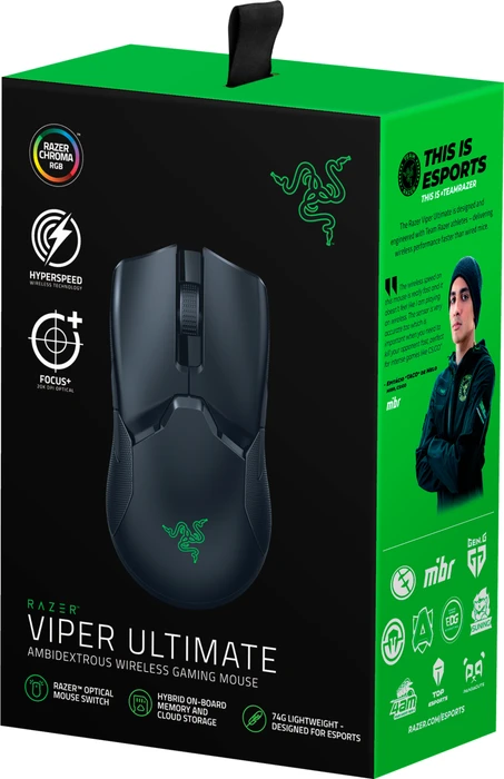 Razer Viper Ultimate, Classic schwarz, USB