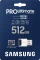 Samsung PRO Ultimate R200/W130 512GB USB-Kit, UHS-I U3, A2, Class 10 Vorschaubild