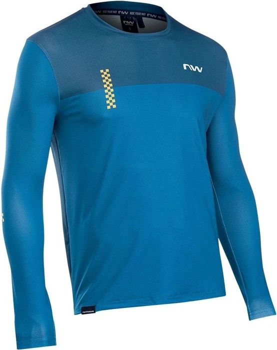 Northwave Xtrail 2 Trikot langarm blau (Herren)