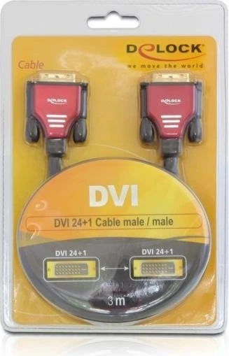 DeLOCK DVI-D Dual Link Kabel 3m