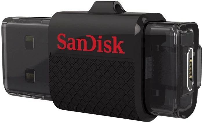SanDisk Ultra Dual 16GB, USB-A + USB Micro-B, USB 2.0