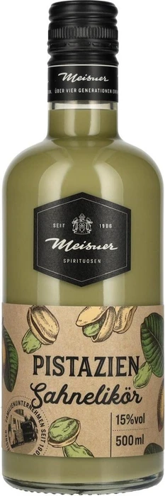 Meisner Spirituosen Pistazien Sahnelikör 500ml